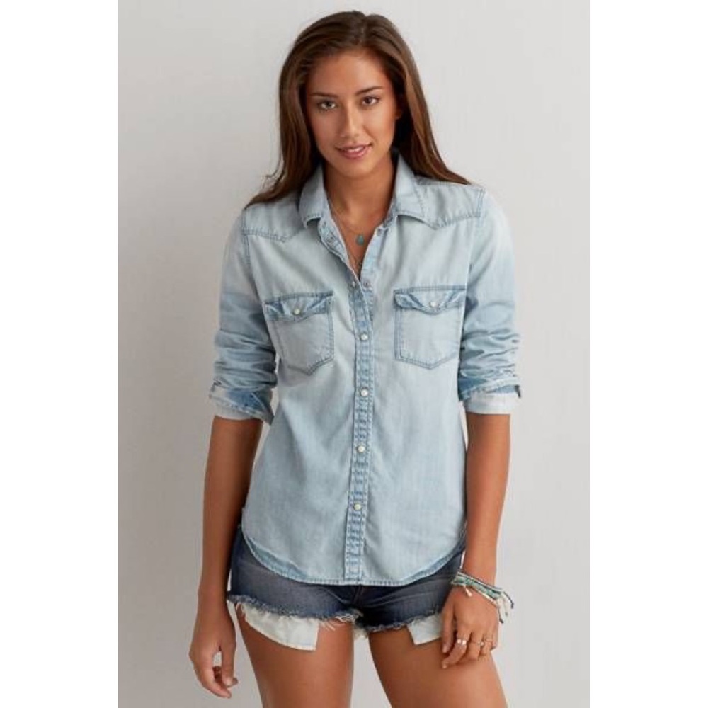 American Eagle Denim Top